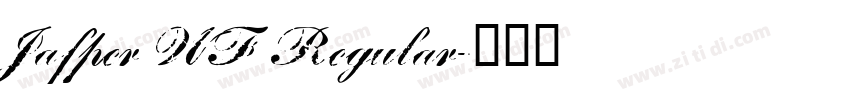 Jasper WF Regular字体转换
